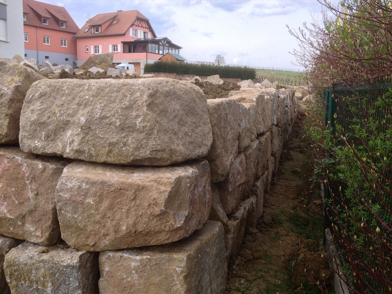 Mur de soutainement